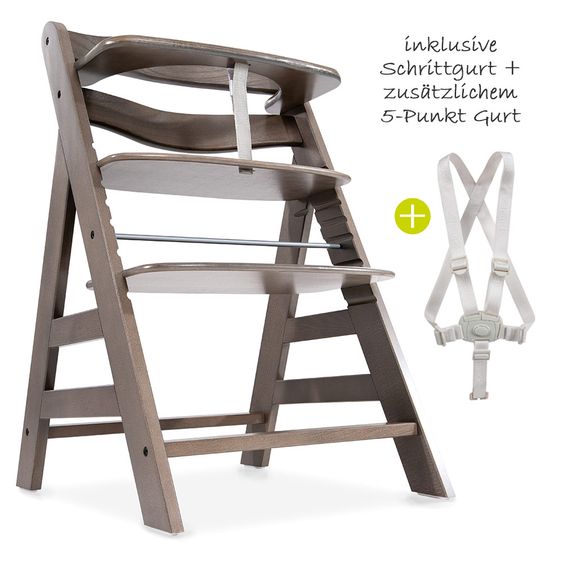 Hauck Hochstuhl Alpha Plus - Charcoal