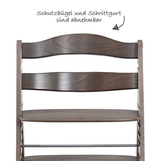 Hauck Hochstuhl Alpha Plus - Charcoal