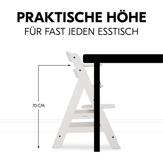 Hauck High chair Alpha Plus - Cream