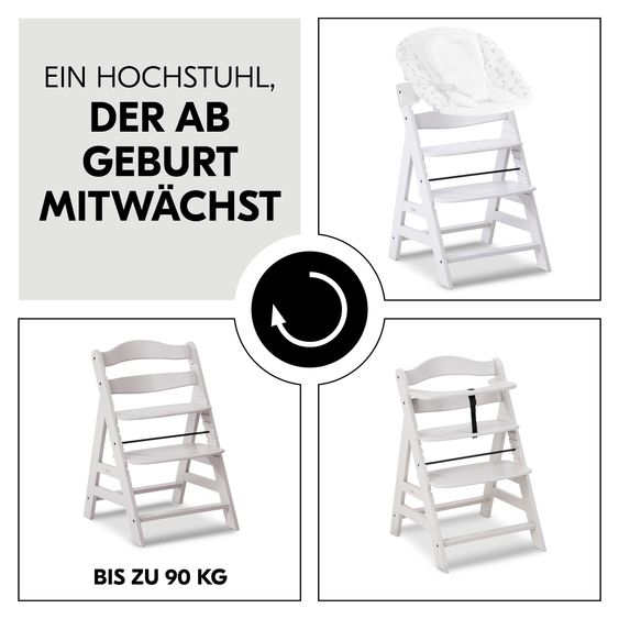 Hauck High chair Alpha Plus - Cream