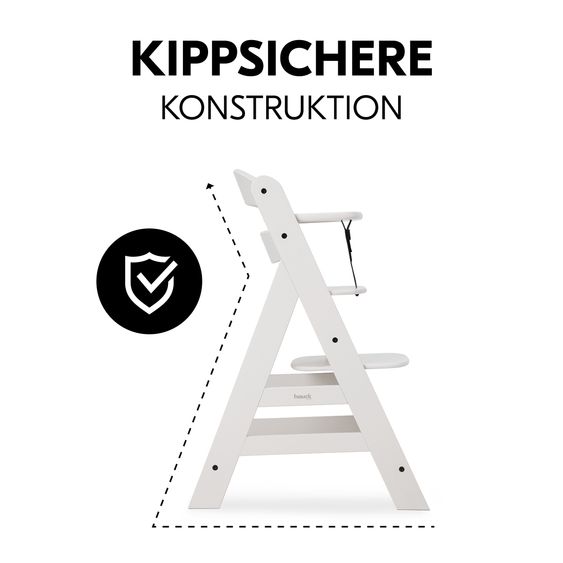 Hauck High chair Alpha Plus - Cream