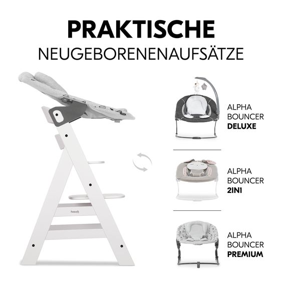 Hauck High chair Alpha Plus - Cream