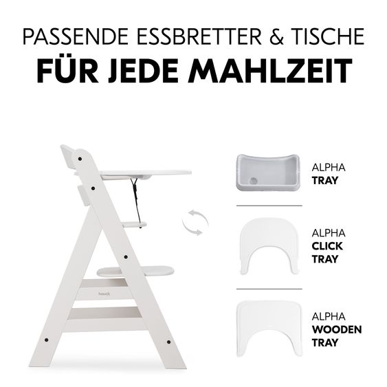 Hauck High chair Alpha Plus - Cream