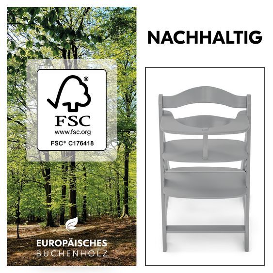 Hauck Seggiolone Alpha Plus - Grigio