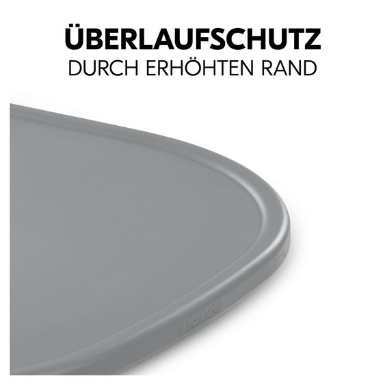 Hauck Hochstuhl Alpha Plus Grey - im Sparset inkl. Baby Seat + Baby Seatpad + Click Tray
