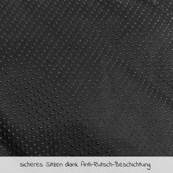 Hauck Hochstuhl Alpha Plus Grey - im Sparset inkl. Sitzverkleinerer Stretch Grey