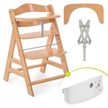High Chair Alpha Plus - in the savings set incl. storage basket Winnie Pooh - Nature