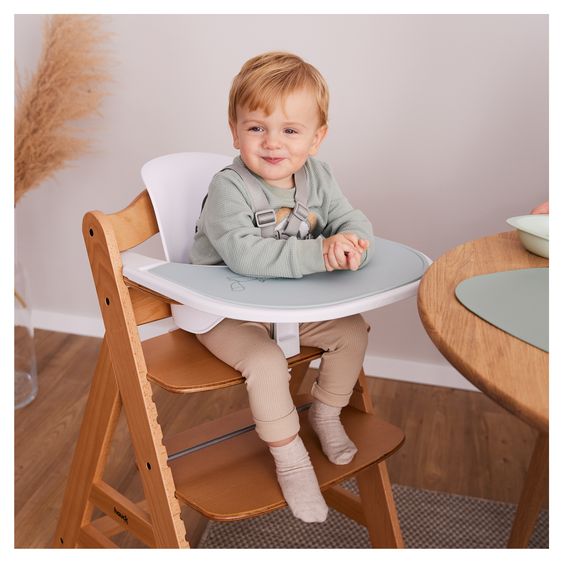 Hauck Hochstuhl Alpha Plus - im Sparset inkl. Baby Seat - Natur