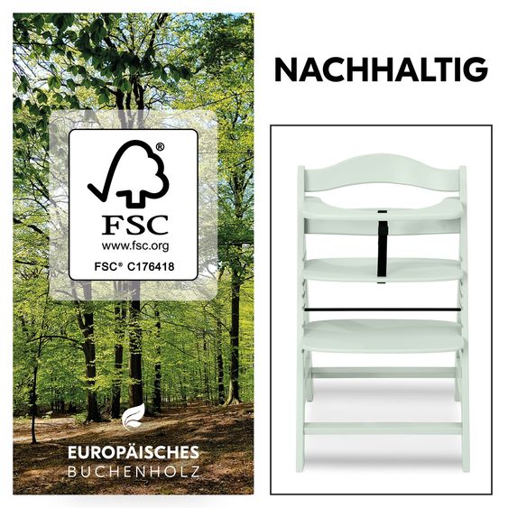 Hauck Hochstuhl Alpha Plus - Mint