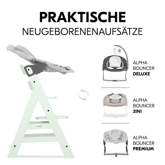 Hauck Hochstuhl Alpha Plus - Mint