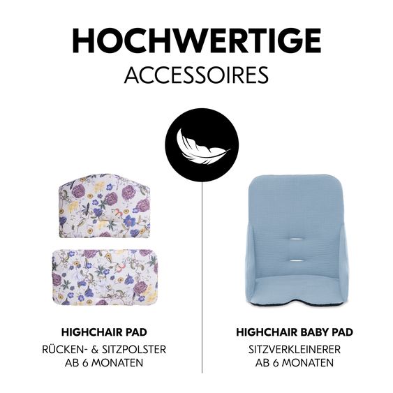 Hauck Alpha Plus High Chair - Nature