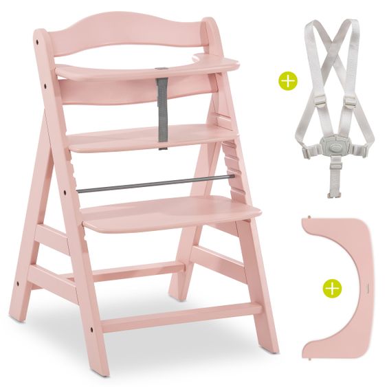 Hauck Hochstuhl Alpha Plus - Rose