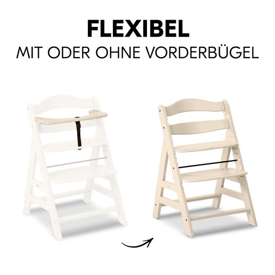 Hauck Hochstuhl Alpha Plus - Vanilla