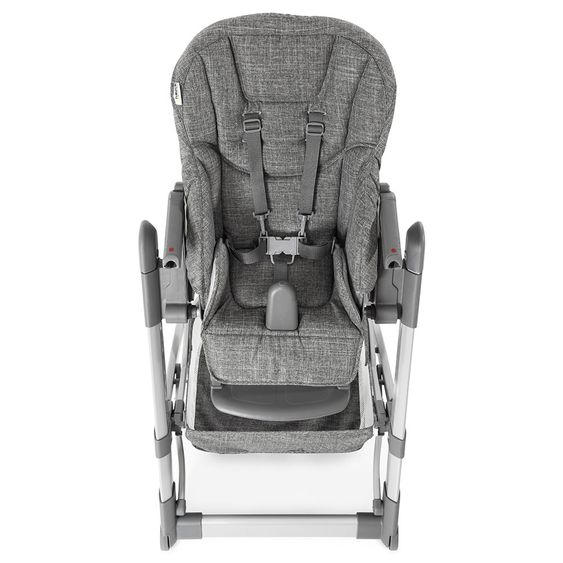 Hauck Hochstuhl & Babyliege ab Geburt - Grow Up Newborn Set (faltbar & klappbar) - Melange Grey