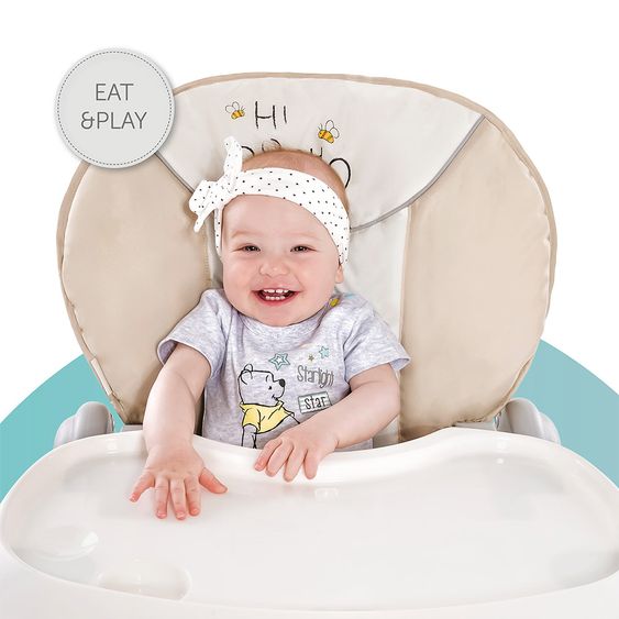 Hauck Hochstuhl & Babyliege ab Geburt - Sit'n Relax Newborn Set - Pooh Cuddles