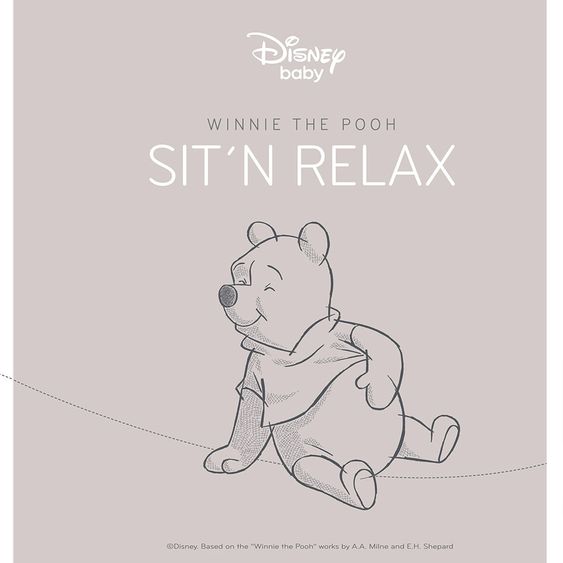 Hauck Hochstuhl & Babyliege ab Geburt - Sit'n Relax Newborn Set - Pooh Cuddles