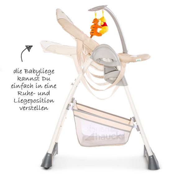 Hauck Hochstuhl & Babyliege ab Geburt - Sit'n Relax Newborn Set - Pooh Cuddles