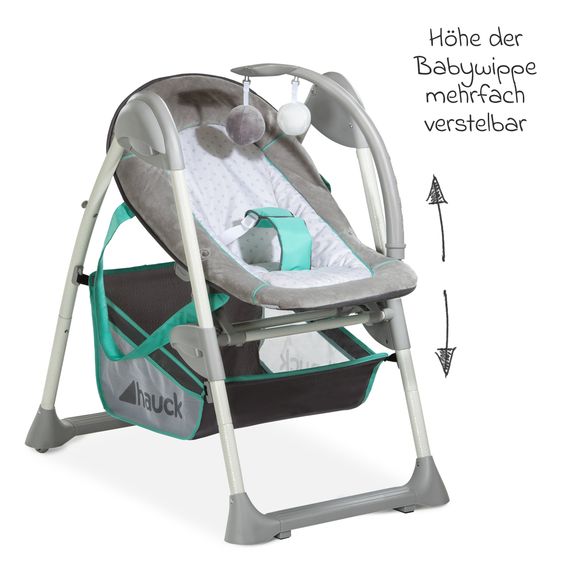 Hauck Hochstuhl & Babyliege Sit'n Relax - Hearts