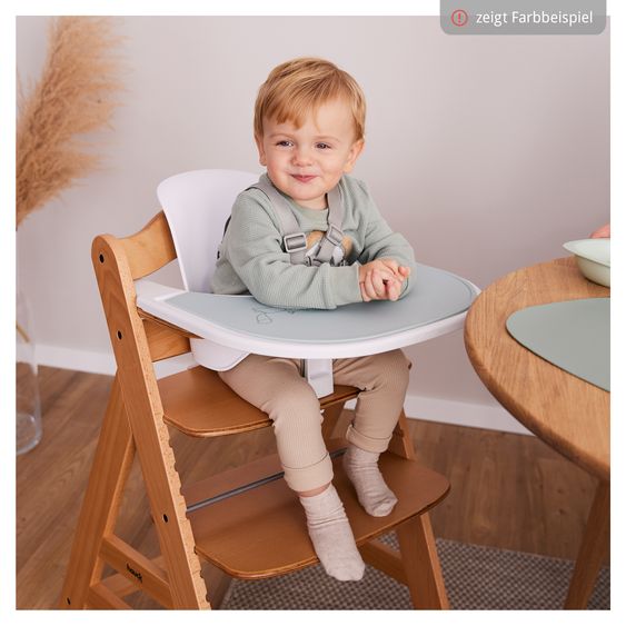 Hauck Hochstuhl Beta Plus Dark Grey - im Sparset inkl. Baby Seat und Sitzpolster - Dark Grey
