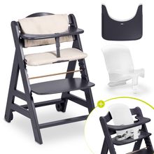 Hochstuhl Beta Plus - im Sparset inkl. Baby Seat - Dark Grey