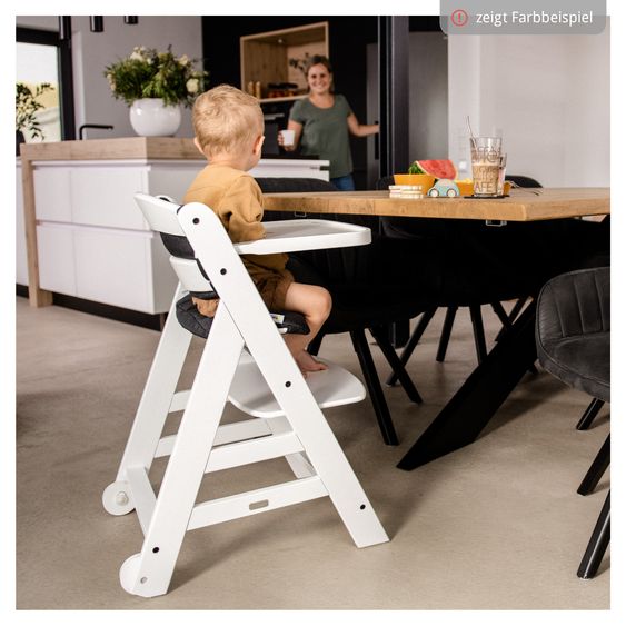 Hauck Hochstuhl Beta Plus - im Sparset inkl. Baby Seat - Dark Grey