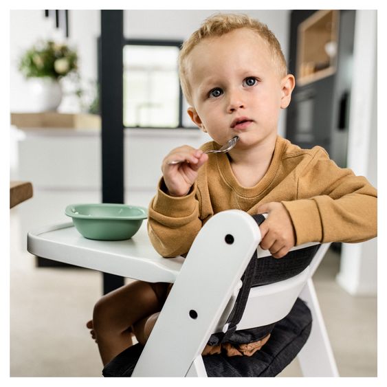 Hauck Hochstuhl Beta Plus - im Sparset inkl. Baby Seat - White