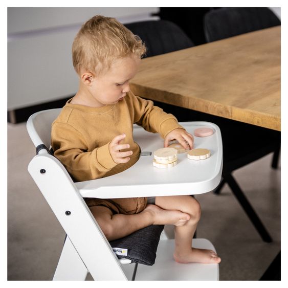 Hauck Hochstuhl Beta Plus - im Sparset inkl. Baby Seat - White