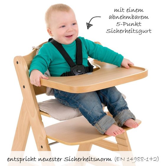 Hauck Hochstuhl Beta Plus - Natur