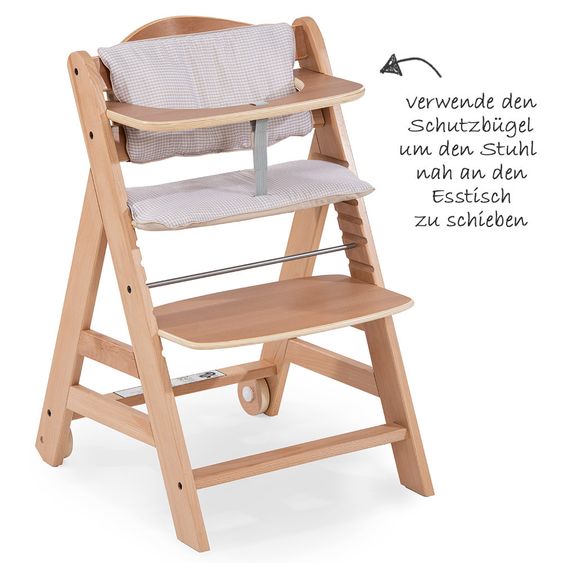 Hauck Hochstuhl Beta Plus - Natur Check