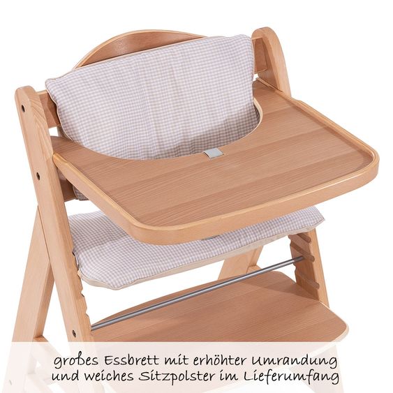 Hauck Hochstuhl Beta Plus - Natur Check