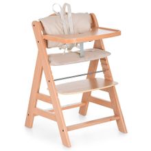 Hochstuhl Gamma Plus Set Natur - inkl. Essbrett und Sitzpolster Deluxe
