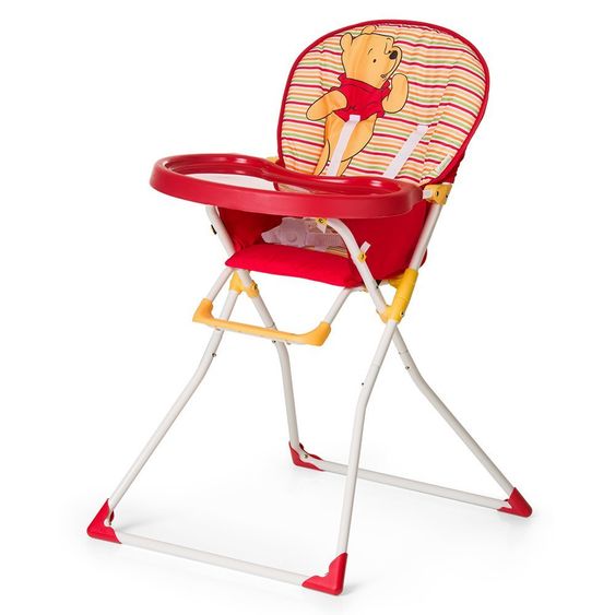 Hauck Hochstuhl Mac Baby - Disney - Pooh Spring Brights Red