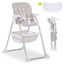 High chair Sit N Fold (with dining board, foldable) - Beige