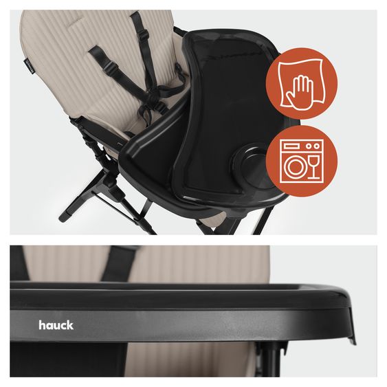 Hauck Hochstuhl Sit N Go - Beige