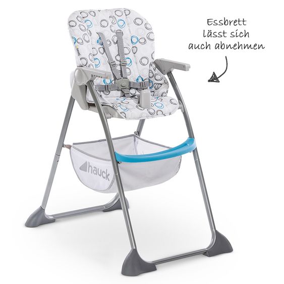 Hauck Hochstuhl Sit N Fold - Circles Blue