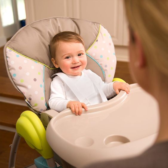 Hauck Sitn Relax High Chair - Multi Dots Sand