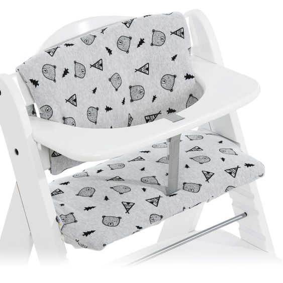 Hauck High chair pad Deluxe - Nordic Grey