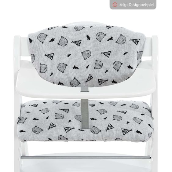 Hauck High chair pad Deluxe - Nordic Grey