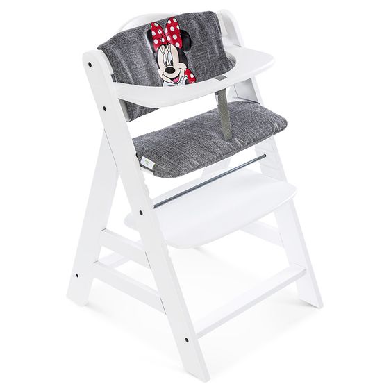 Hauck Highchair cushion & seat reducer - Disney Deluxe - Minnie Grey