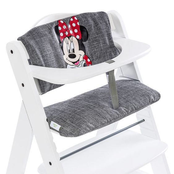 Hauck Highchair cushion & seat reducer - Disney Deluxe - Minnie Grey