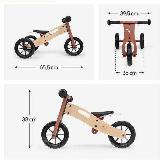 Hauck Holz-Laufrad First Ride Eco - Fuchs