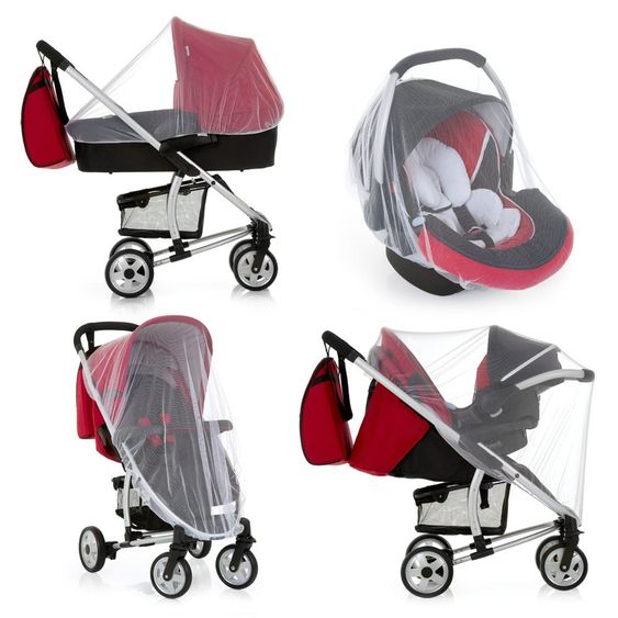 Hauck Insektenschutz Protect Me für Kinderwagen und Babyschalen - Weiß