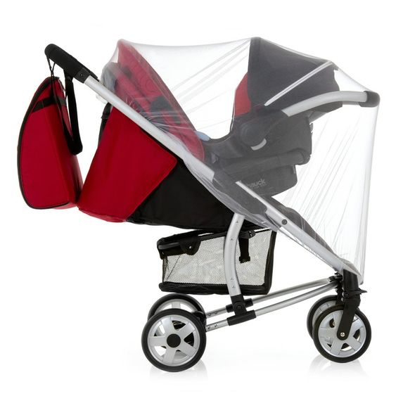 Hauck Insektenschutz Protect Me für Kinderwagen und Babyschalen - Weiß