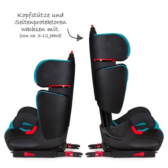 Hauck Child seat Bodyguard Plus with Isofix - Black Aqua