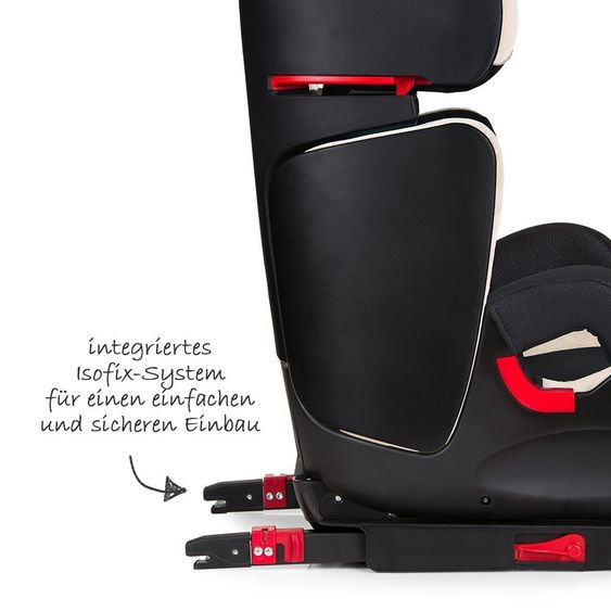 Hauck Kindersitz Bodyguard Plus mit Isofix - Black Beige