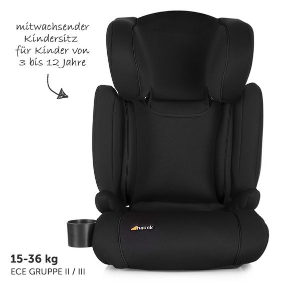 Hauck Kindersitz Bodyguard Pro inkl Isofix - Black Black