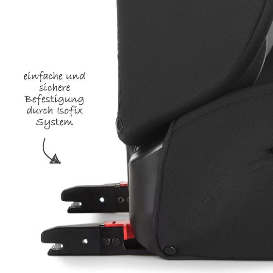 Hauck Kindersitz Bodyguard Pro inkl Isofix - Black Grey