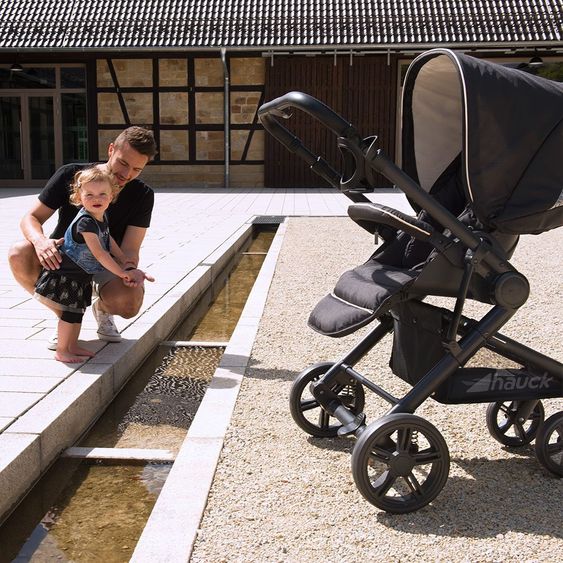 Hauck Kinderwagen-Set Atlantic Plus Trio Set - Caviar