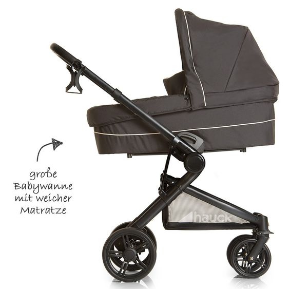 Hauck Kinderwagen-Set Atlantic Plus Trio Set - Caviar