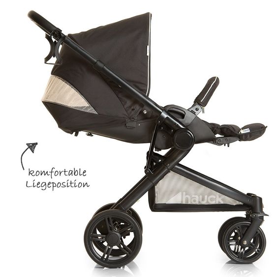 Hauck Kinderwagen-Set Atlantic Plus Trio Set - Caviar